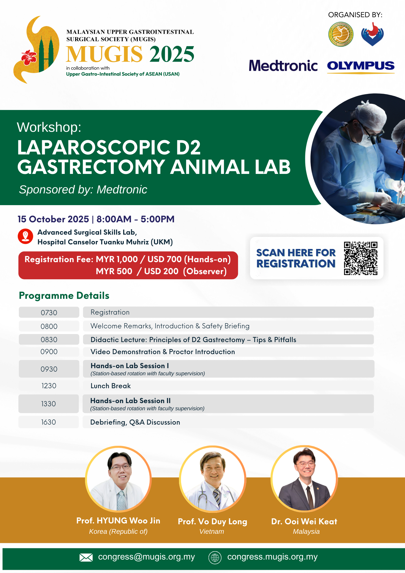 Laparoscopic D2 Gastrectomy (Animal Lab)